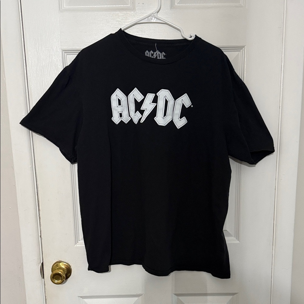 Black AC/DC Graphic T-Shirt